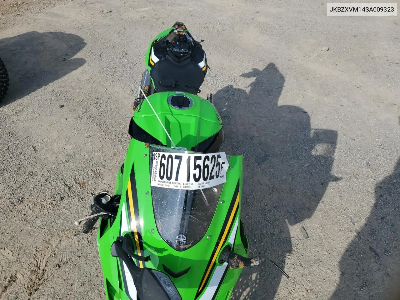 2025 Kawasaki Zx1002 M VIN: JKBZXVM14SA009323 Lot: 60715625