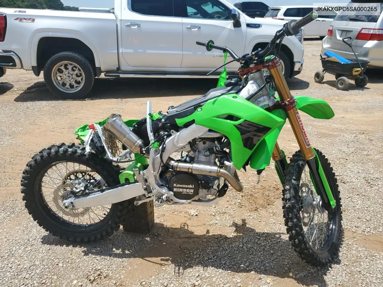 2025 Kawasaki Kx450 P VIN: JKAKXGPC6SA000265 Lot: 61802315