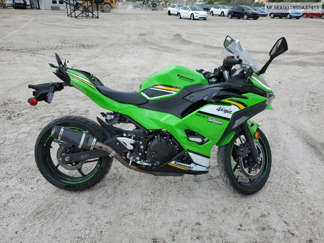 2025 Kawasaki Ex500 A VIN: ML5EXGG18SDA37413 Lot: 62315455