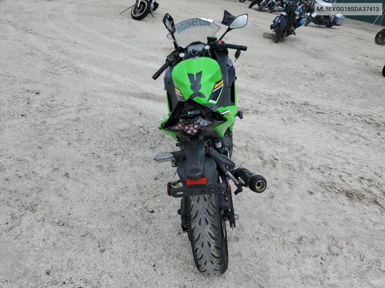 2025 Kawasaki Ex500 A VIN: ML5EXGG18SDA37413 Lot: 62315455