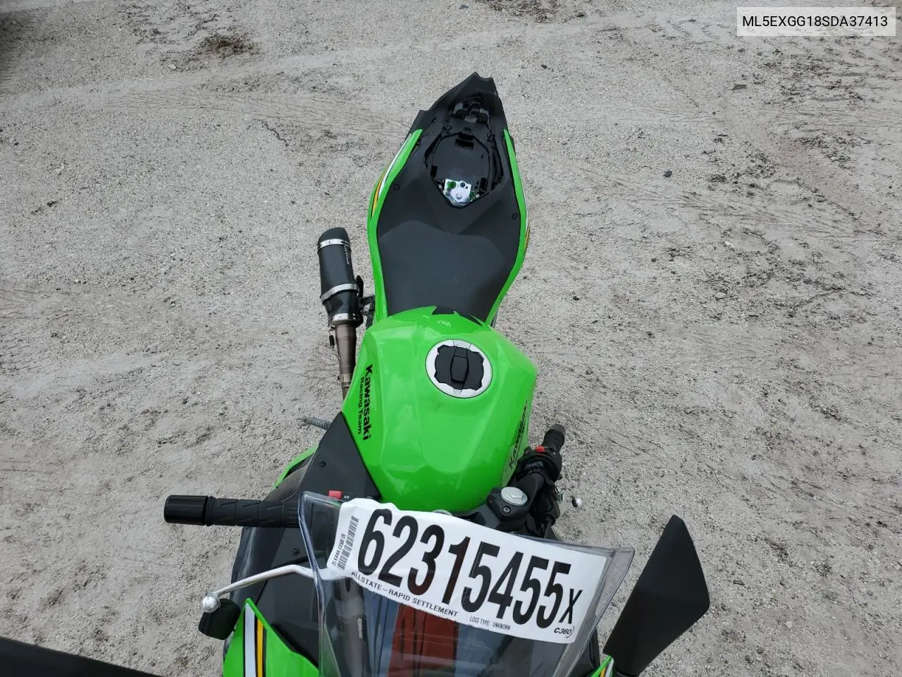 2025 Kawasaki Ex500 A VIN: ML5EXGG18SDA37413 Lot: 62315455