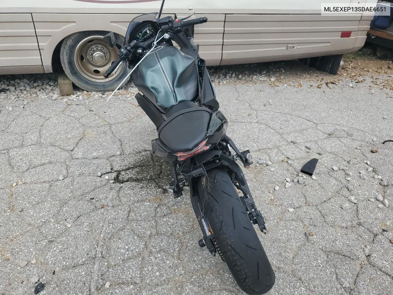2025 Kawasaki Ex650 P VIN: ML5EXEP13SDAE6651 Lot: 63850235