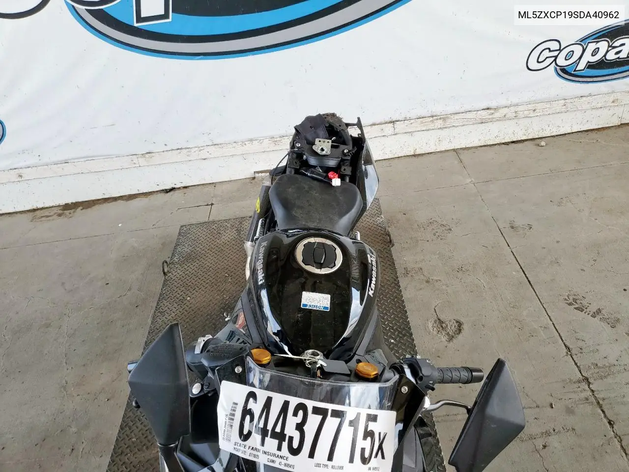 2025 Kawasaki Zx400 P VIN: ML5ZXCP19SDA40962 Lot: 64437715