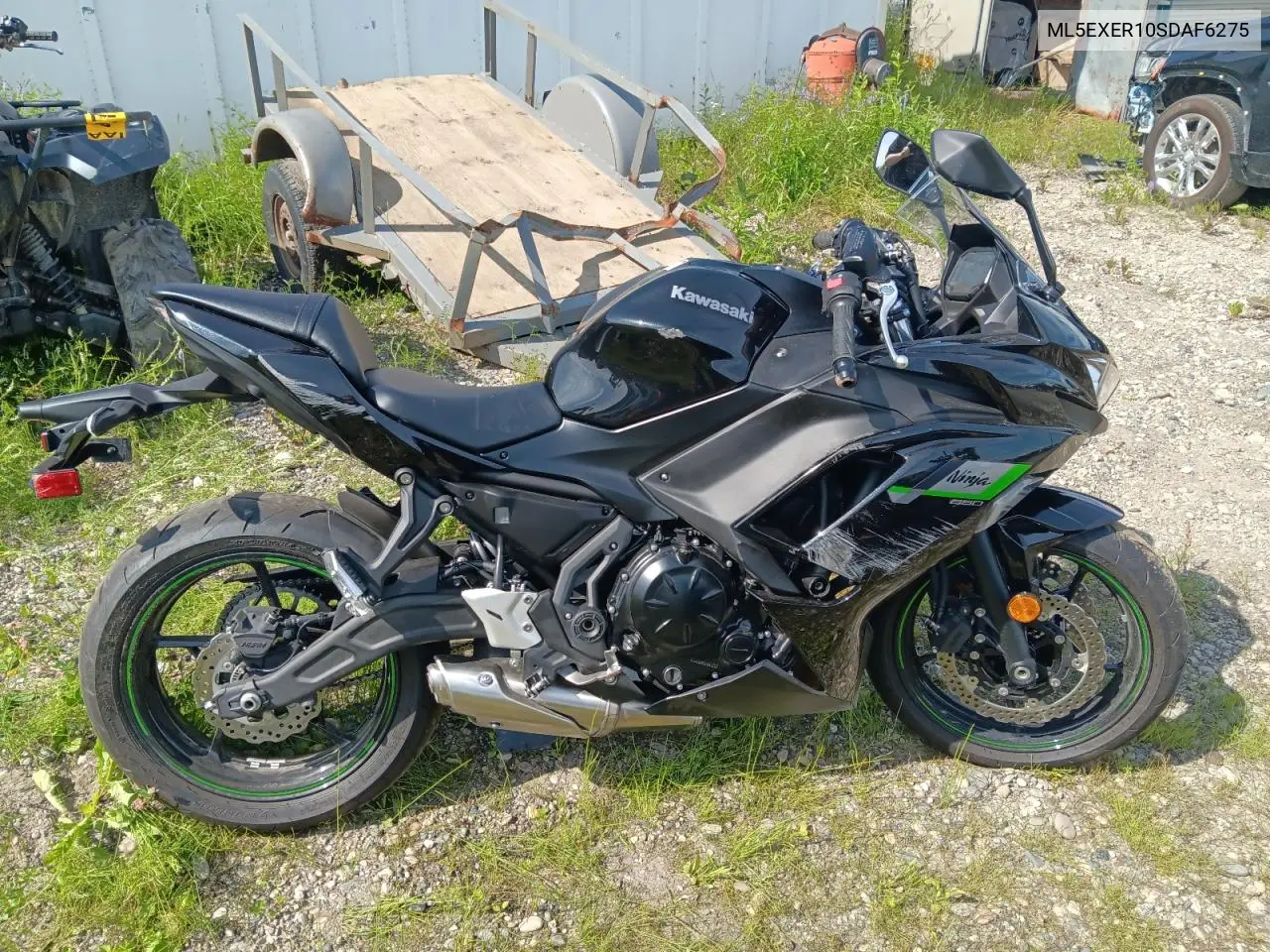 2025 Kawasaki Ex650 R VIN: ML5EXER10SDAF6275 Lot: 64646935