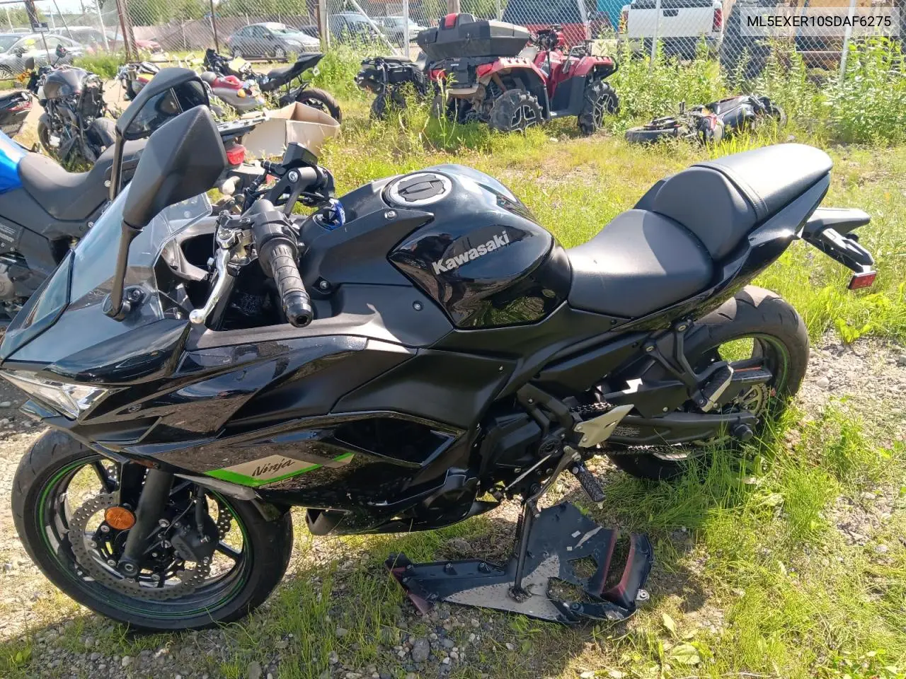 2025 Kawasaki Ex650 R VIN: ML5EXER10SDAF6275 Lot: 64646935