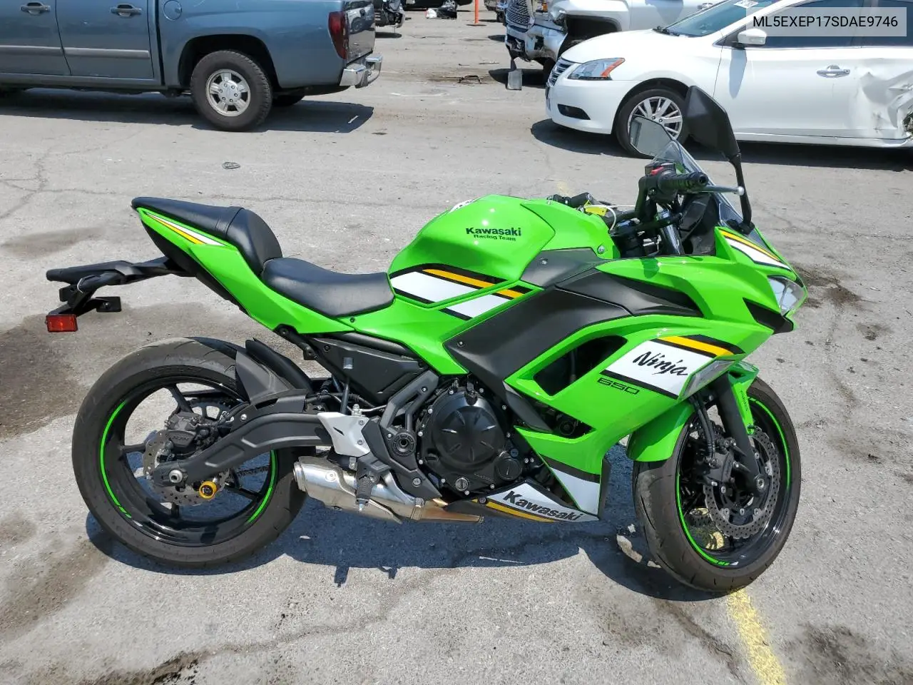 2025 Kawasaki Ex650 P VIN: ML5EXEP17SDAE9746 Lot: 64848535
