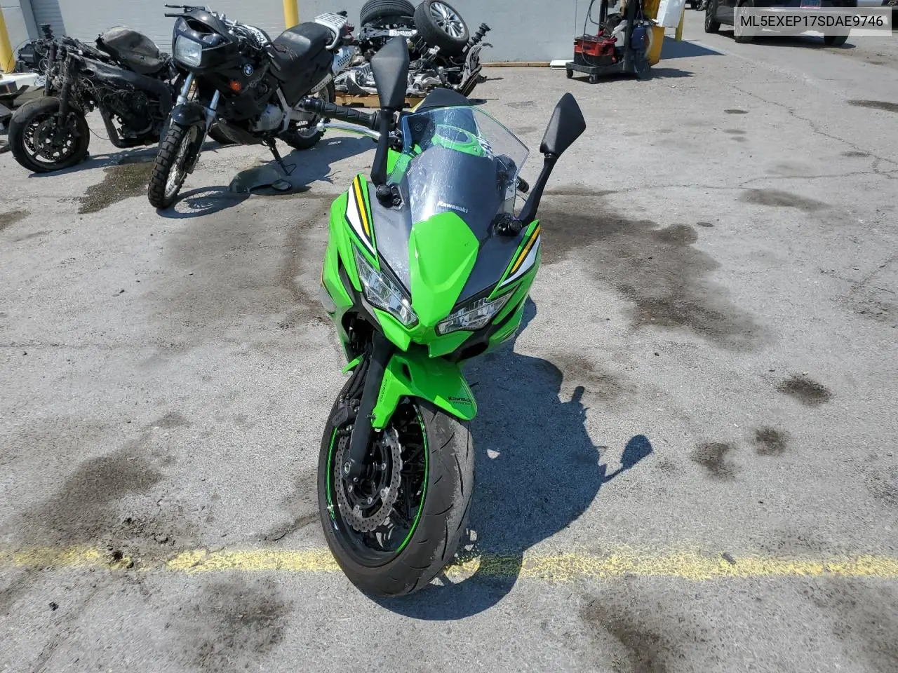 2025 Kawasaki Ex650 P VIN: ML5EXEP17SDAE9746 Lot: 64848535