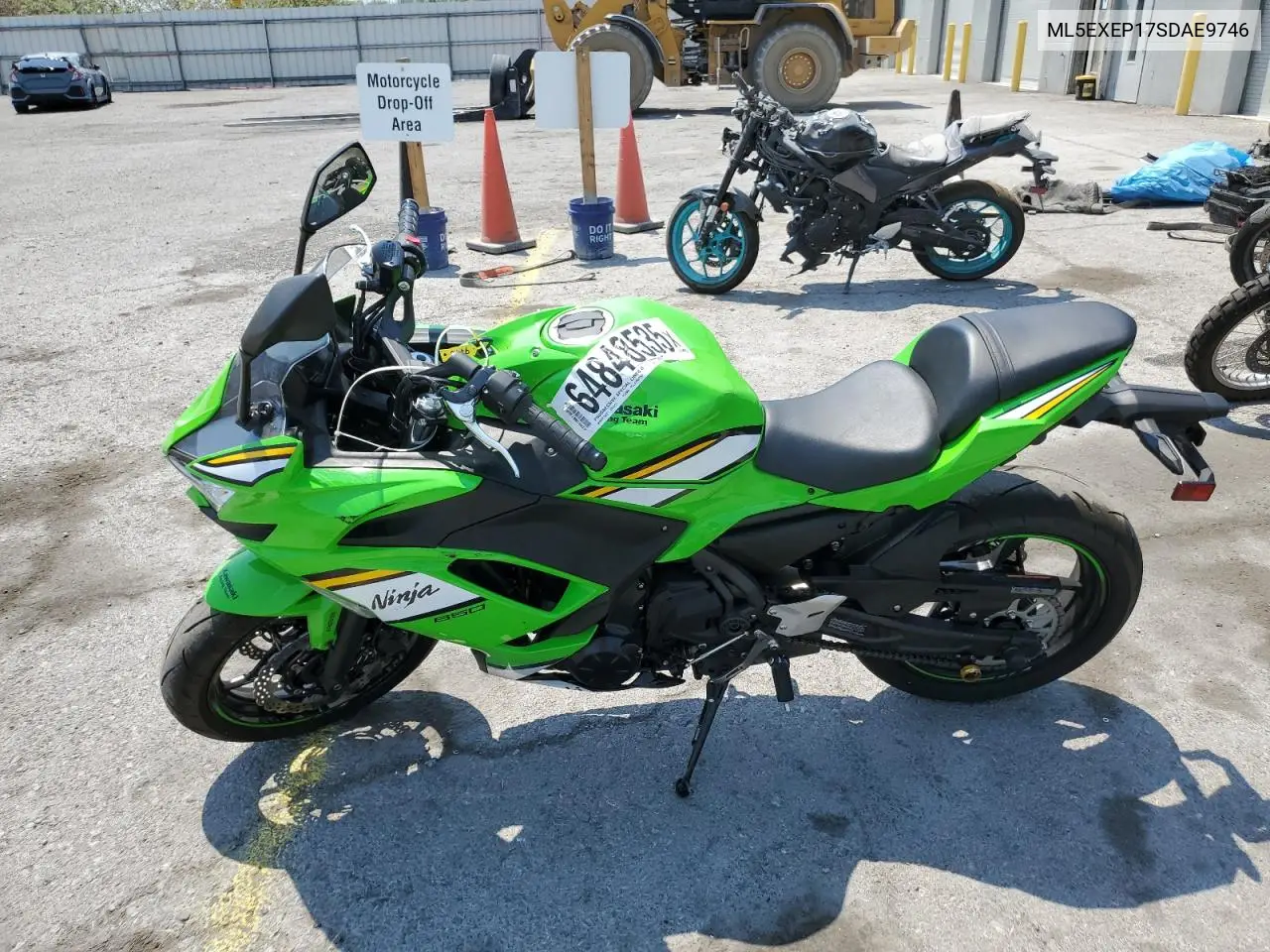 2025 Kawasaki Ex650 P VIN: ML5EXEP17SDAE9746 Lot: 64848535