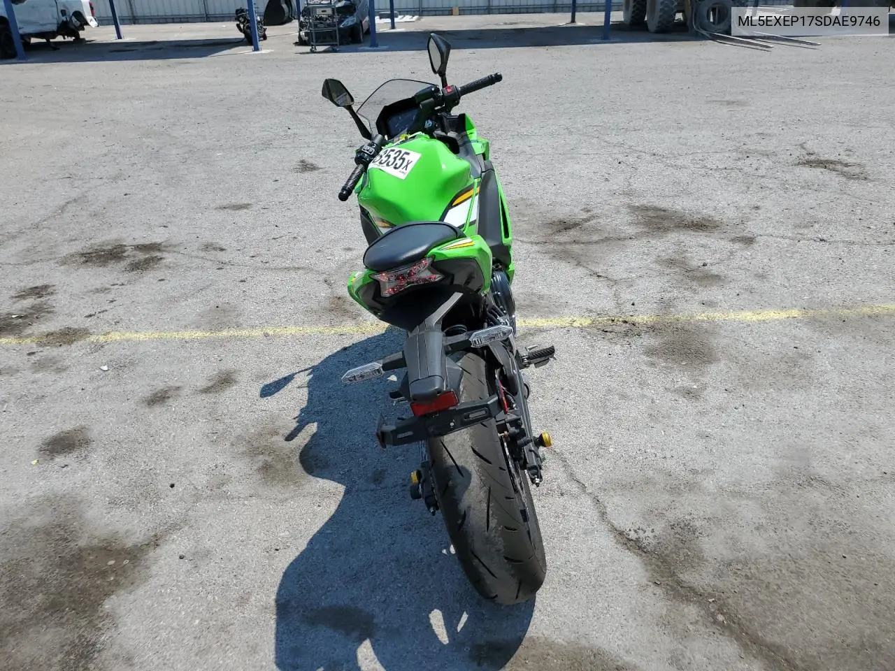 2025 Kawasaki Ex650 P VIN: ML5EXEP17SDAE9746 Lot: 64848535