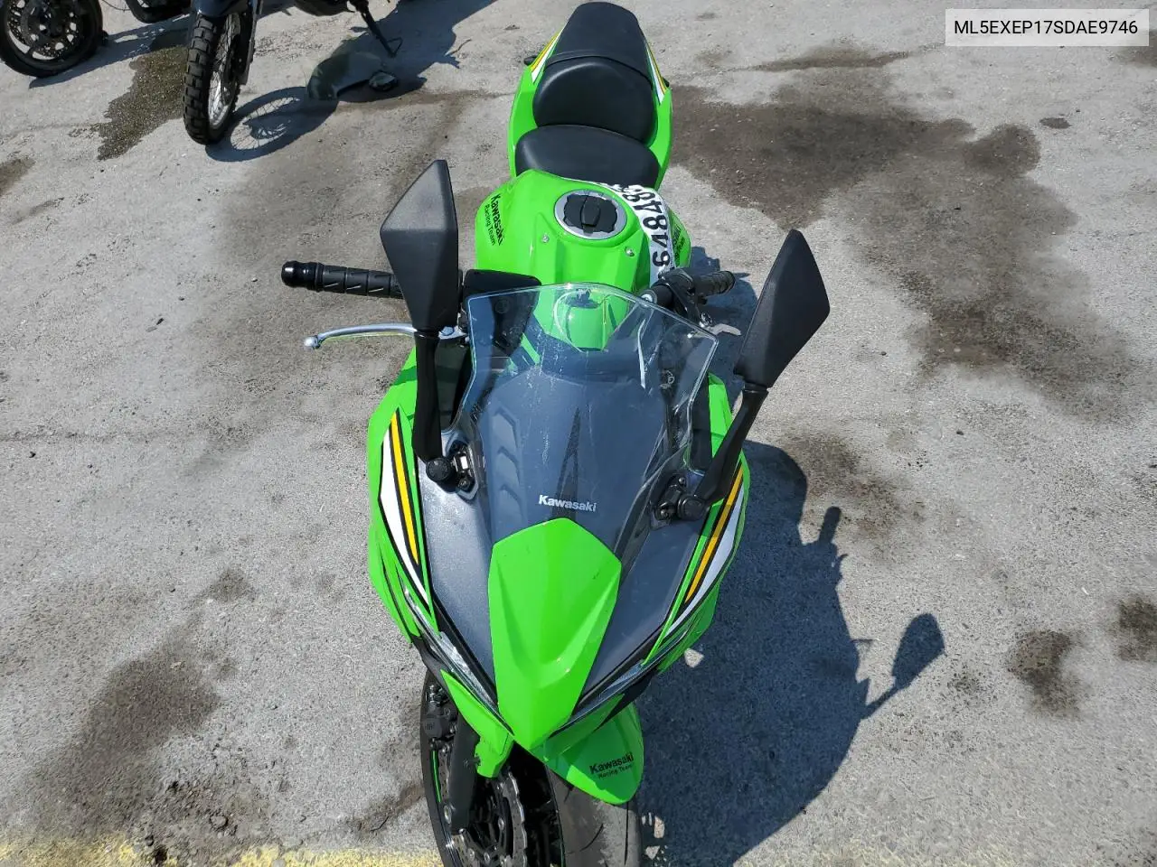 2025 Kawasaki Ex650 P VIN: ML5EXEP17SDAE9746 Lot: 64848535
