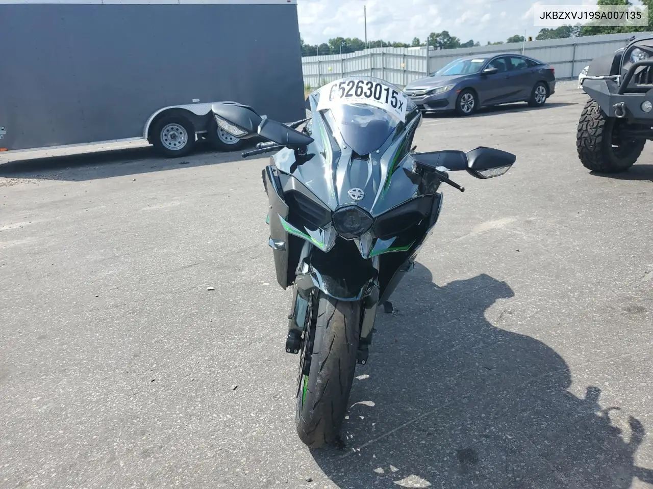 2025 Kawasaki Zx1002 VIN: JKBZXVJ19SA007135 Lot: 65263015