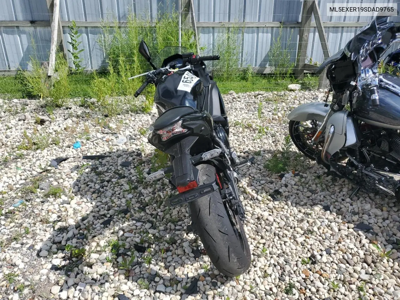 2025 Kawasaki Ex650 R VIN: ML5EXER19SDAD9765 Lot: 65403875