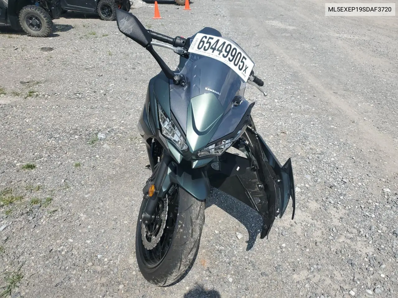 2025 Kawasaki Ex650 P VIN: ML5EXEP19SDAF3720 Lot: 65449905