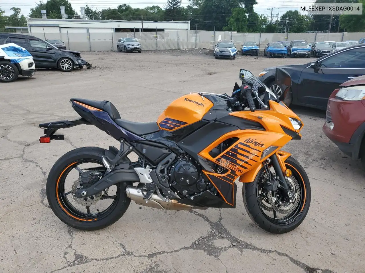 2025 Kawasaki Ex650 P VIN: ML5EXEP1XSDAG0014 Lot: 65544995