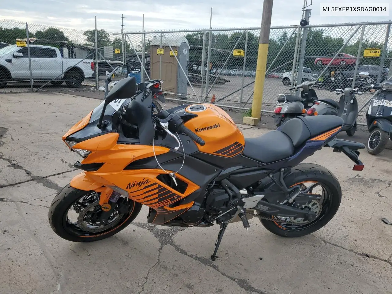 2025 Kawasaki Ex650 P VIN: ML5EXEP1XSDAG0014 Lot: 65544995