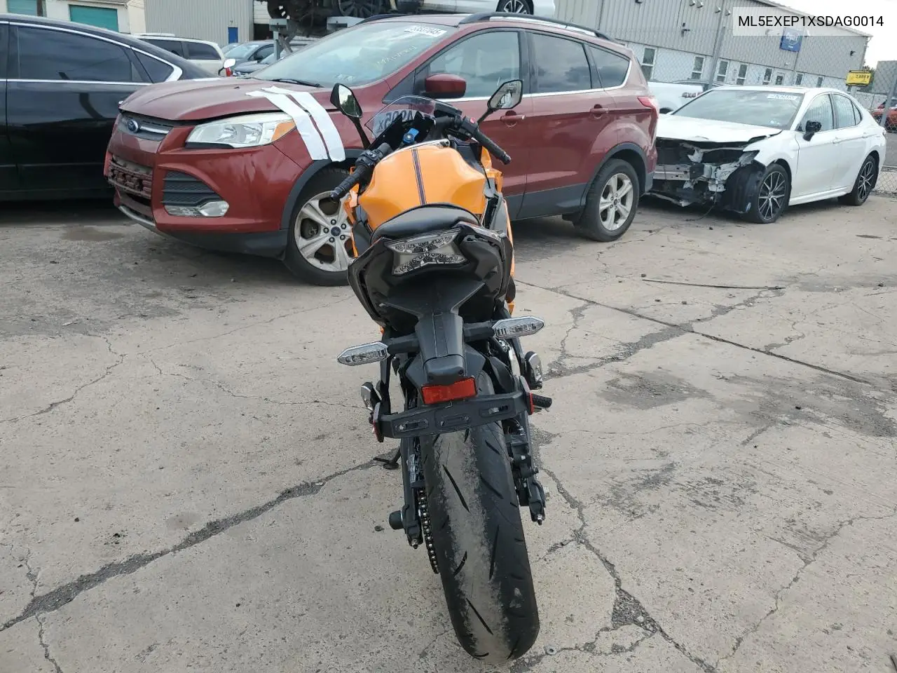 2025 Kawasaki Ex650 P VIN: ML5EXEP1XSDAG0014 Lot: 65544995