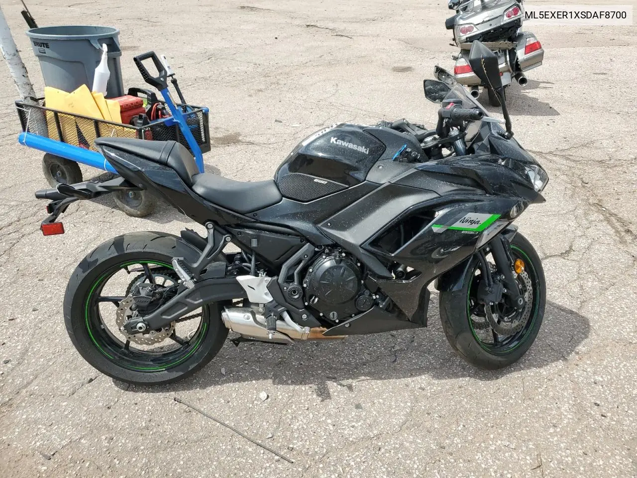 2025 Kawasaki Ex650 R VIN: ML5EXER1XSDAF8700 Lot: 66011685