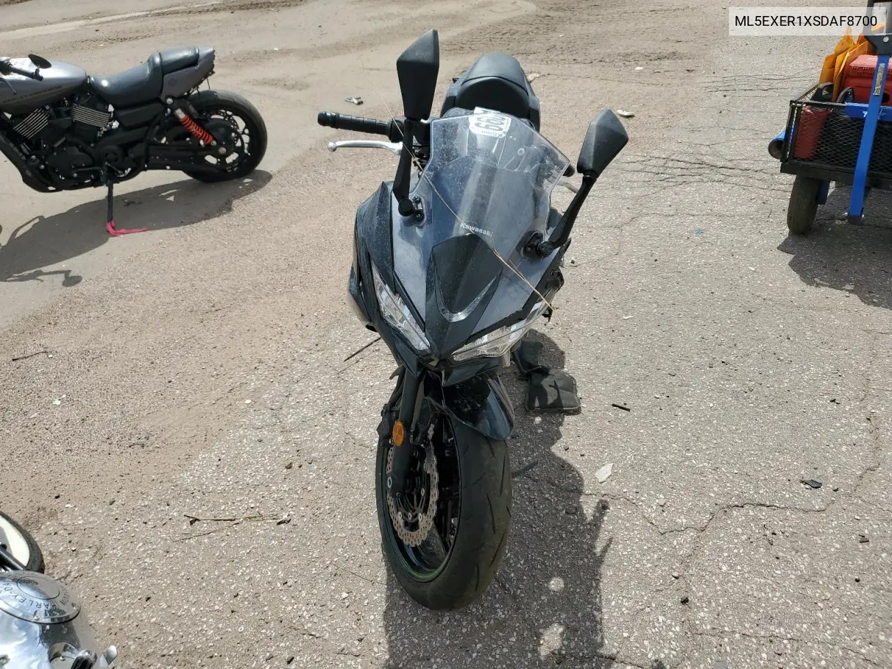 2025 Kawasaki Ex650 R VIN: ML5EXER1XSDAF8700 Lot: 66011685