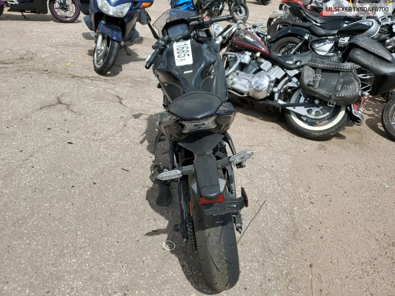 2025 Kawasaki Ex650 R VIN: ML5EXER1XSDAF8700 Lot: 66011685