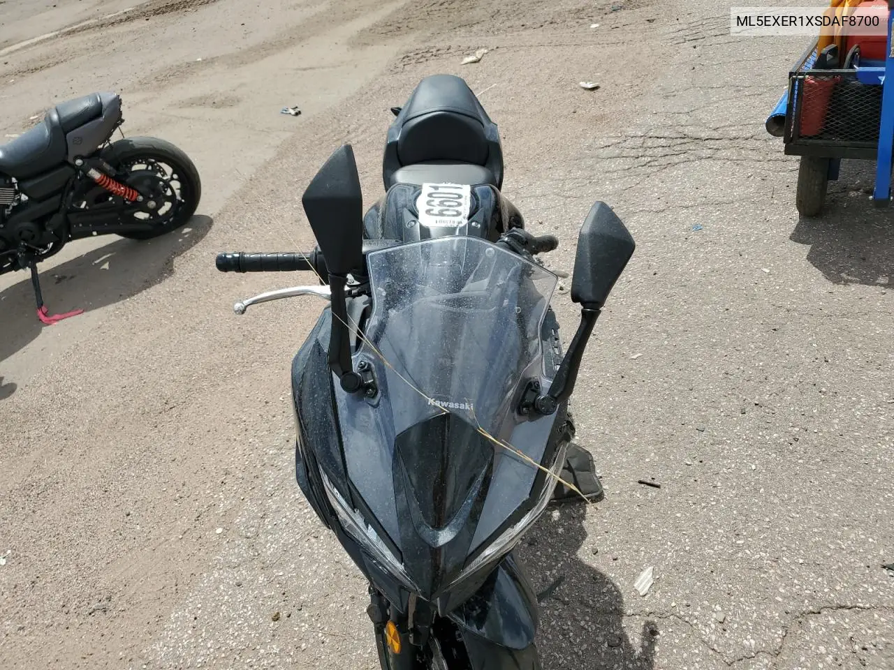 2025 Kawasaki Ex650 R VIN: ML5EXER1XSDAF8700 Lot: 66011685