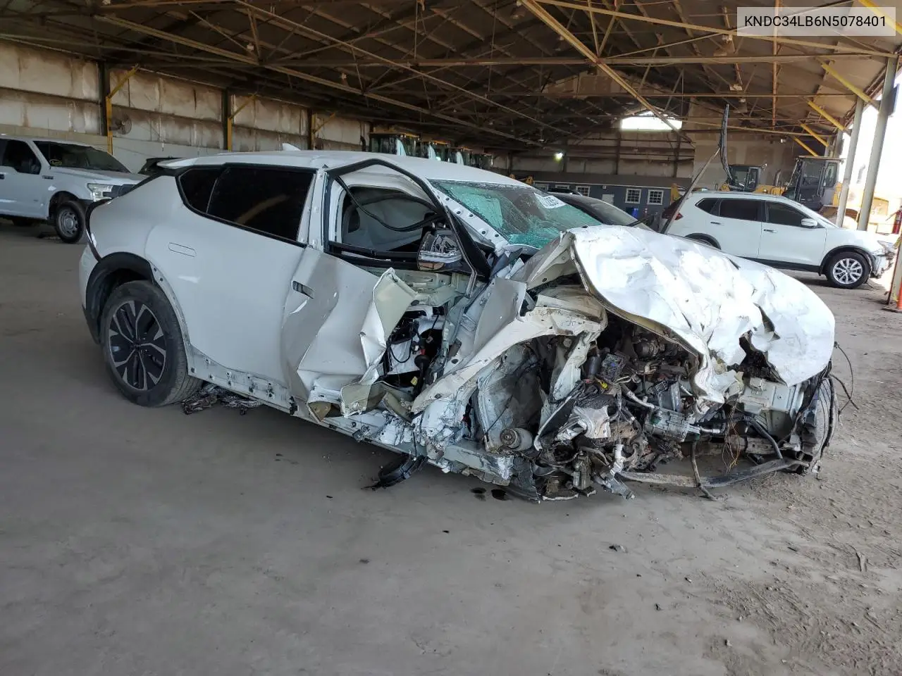 2022 Kia Ev6 Light VIN: KNDC34LB6N5078401 Lot: 52216285