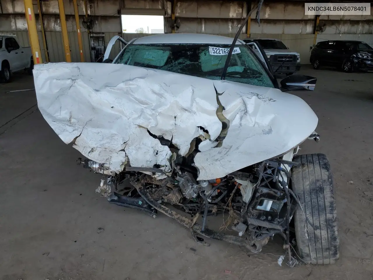 2022 Kia Ev6 Light VIN: KNDC34LB6N5078401 Lot: 52216285