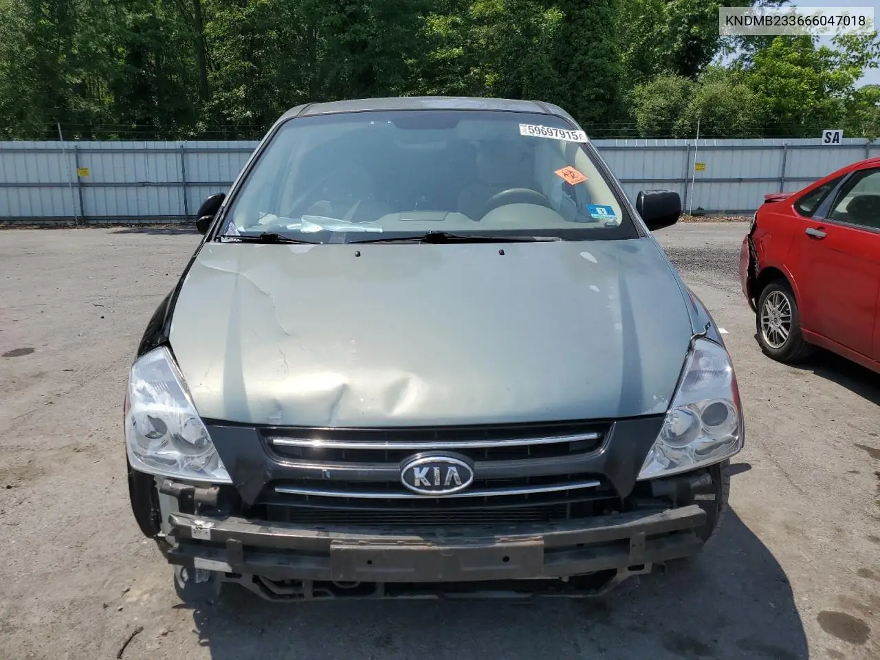2006 Kia Sedona Ex VIN: KNDMB233666047018 Lot: 59697915