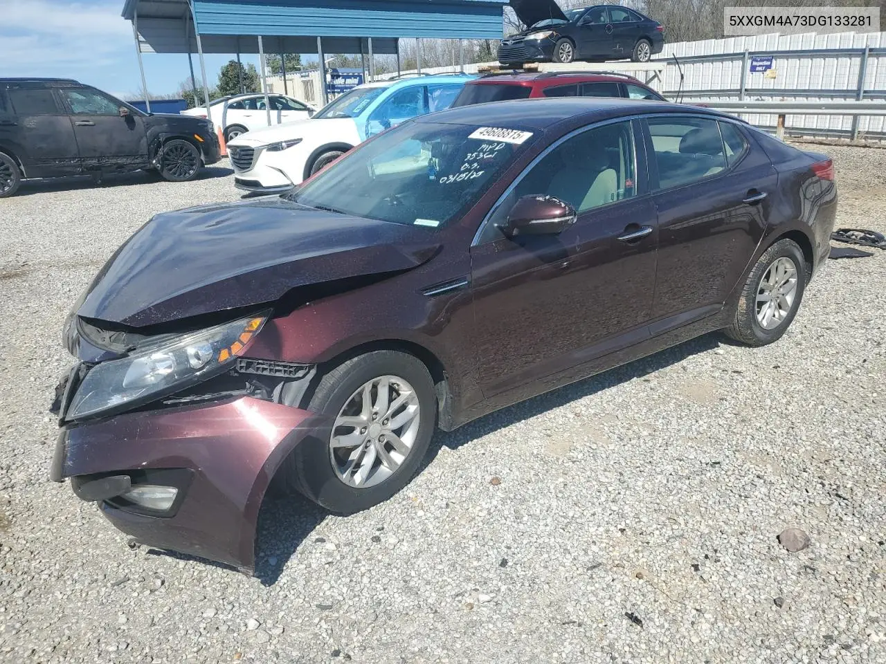 2013 Kia Optima Lx VIN: 5XXGM4A73DG133281 Lot: 49608815