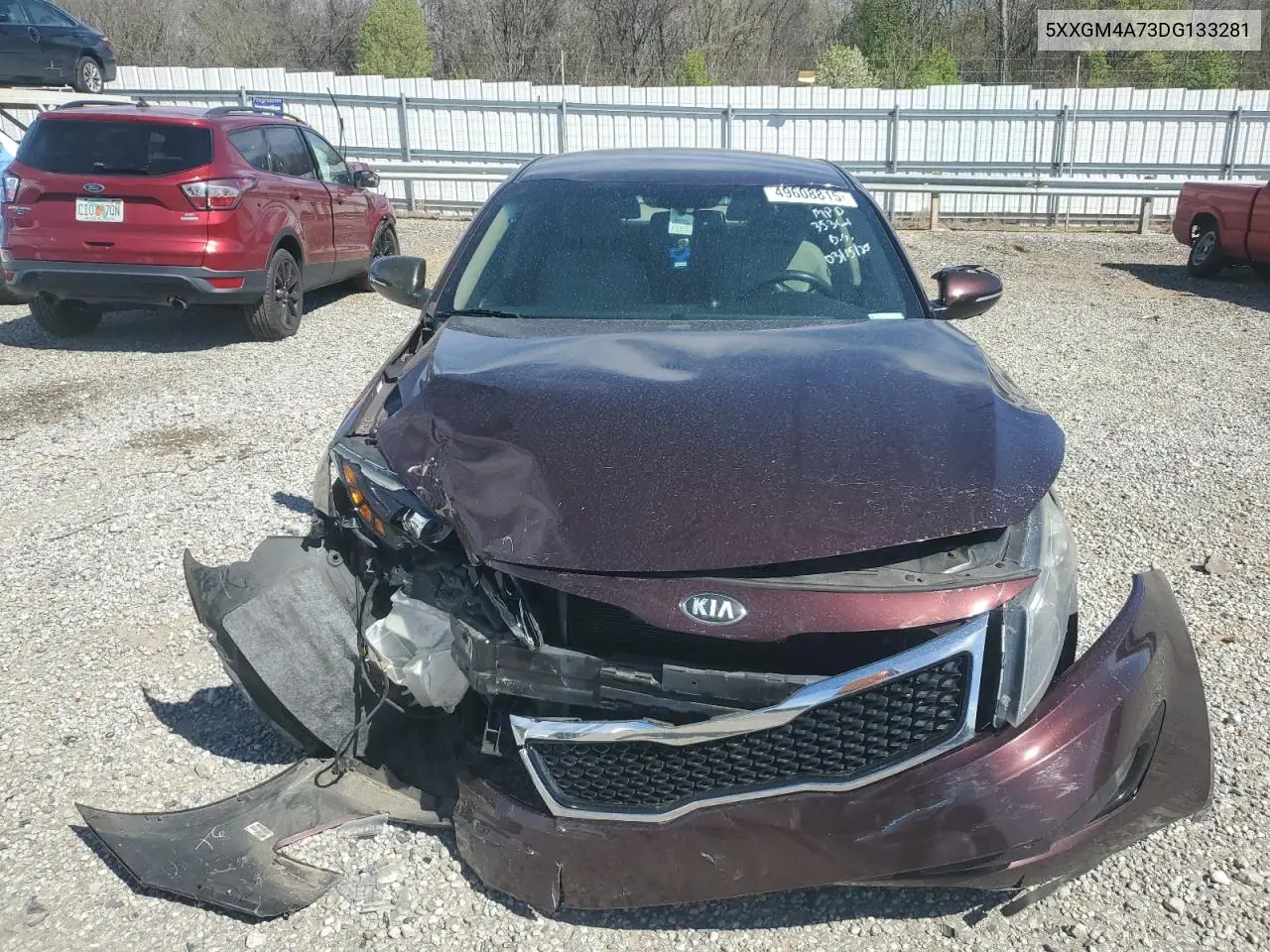 2013 Kia Optima Lx VIN: 5XXGM4A73DG133281 Lot: 49608815