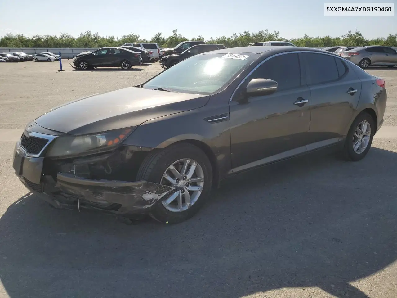 2013 Kia Optima Lx VIN: 5XXGM4A7XDG190450 Lot: 55164325