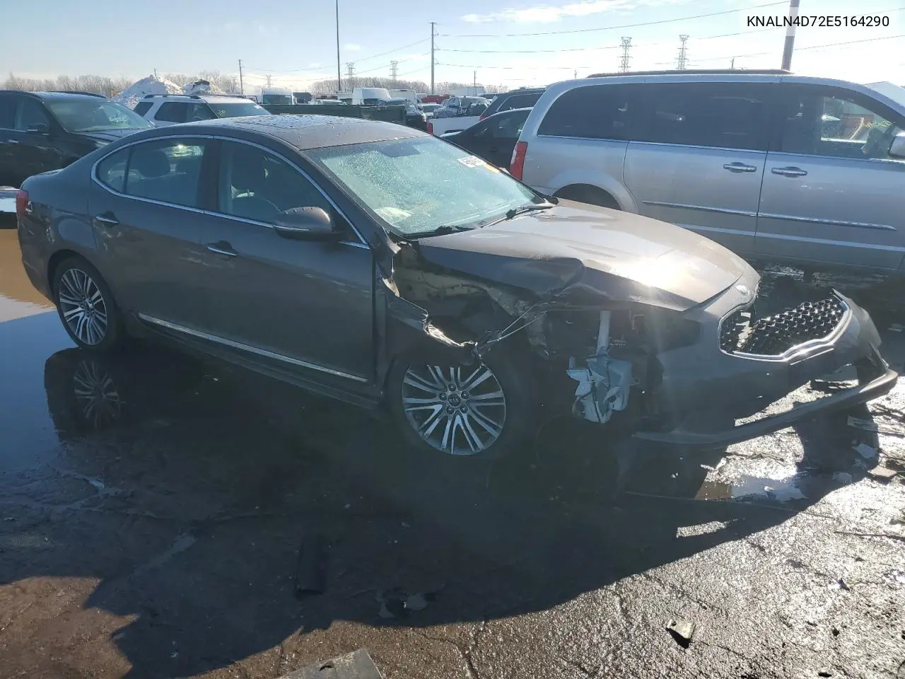 2014 Kia Cadenza Premium VIN: KNALN4D72E5164290 Lot: 46880435