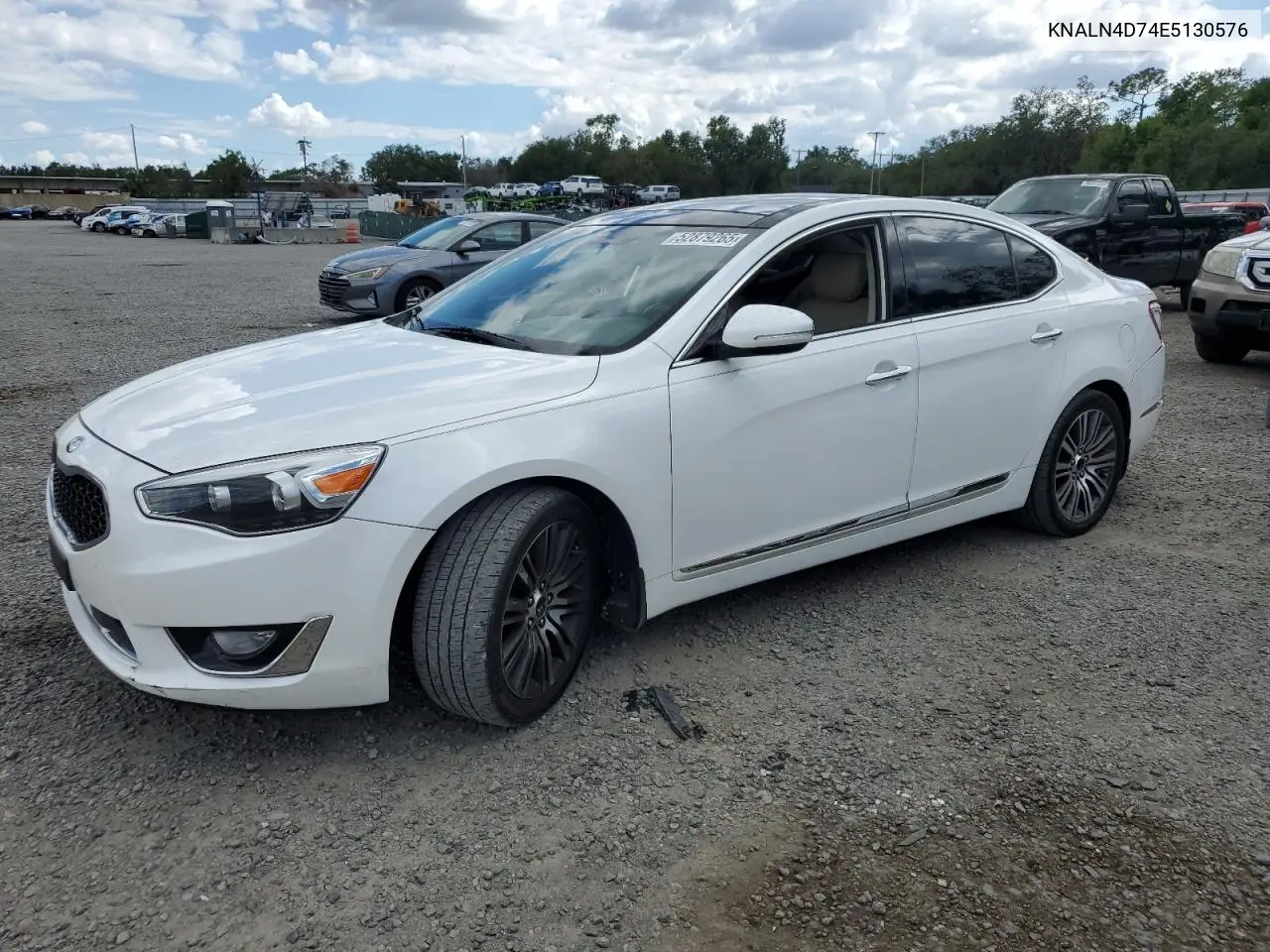 2014 Kia Cadenza Premium VIN: KNALN4D74E5130576 Lot: 52879265