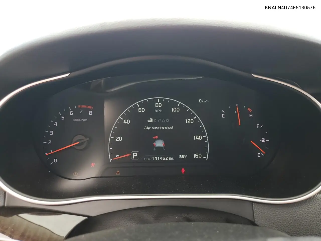 2014 Kia Cadenza Premium VIN: KNALN4D74E5130576 Lot: 52879265