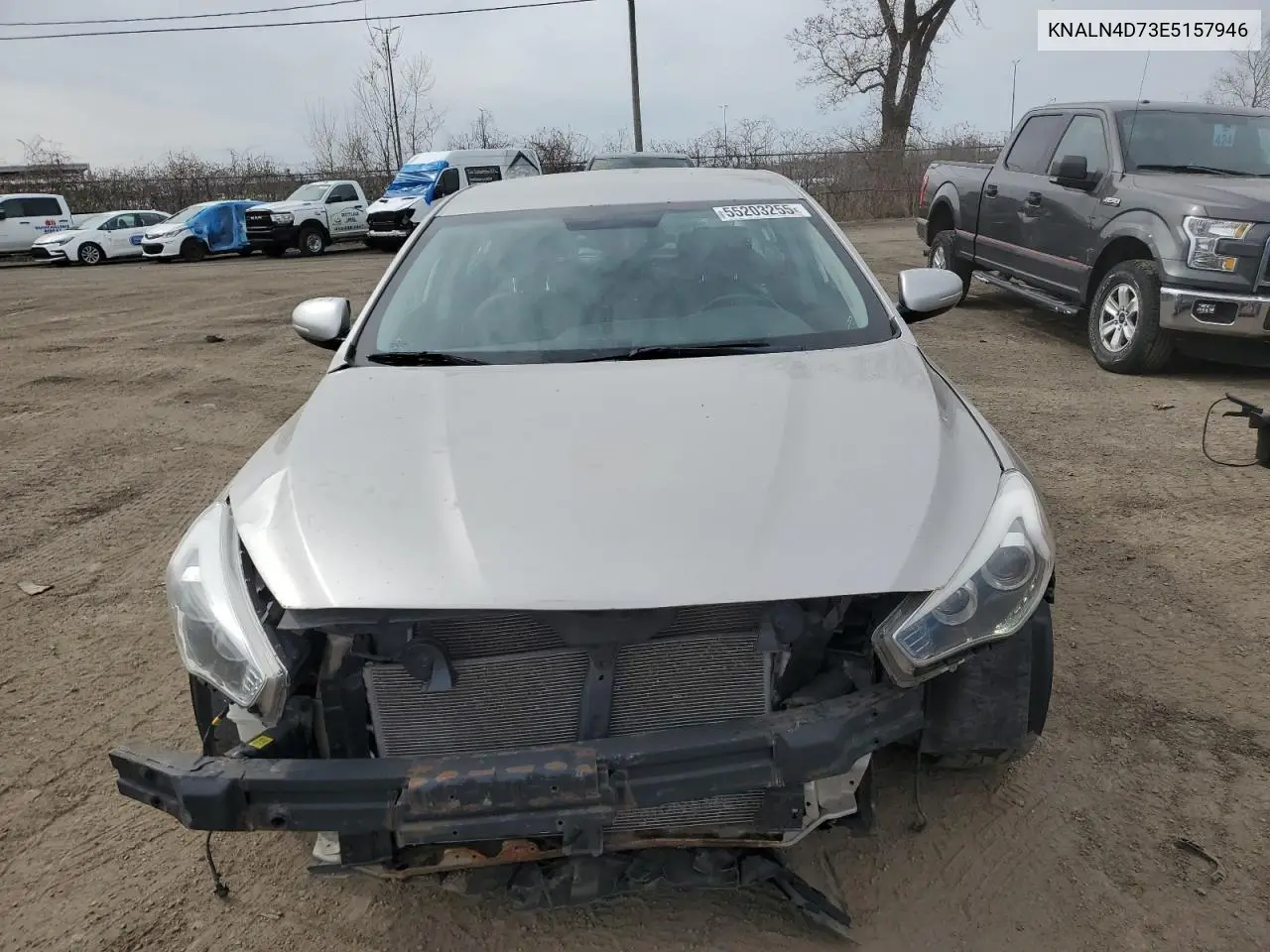 2014 Kia Cadenza Premium VIN: KNALN4D73E5157946 Lot: 55203255