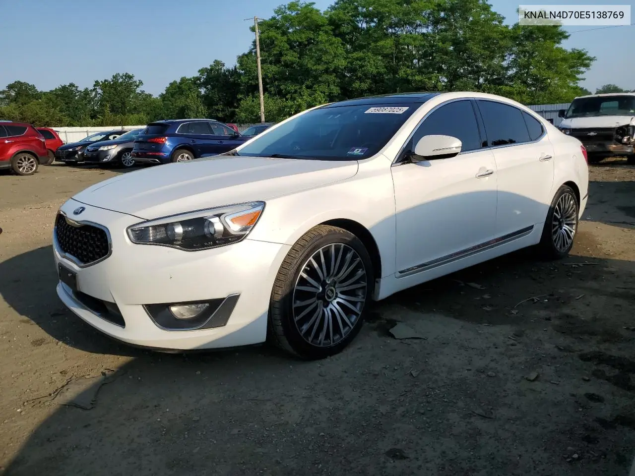 2014 Kia Cadenza Premium VIN: KNALN4D70E5138769 Lot: 59087025