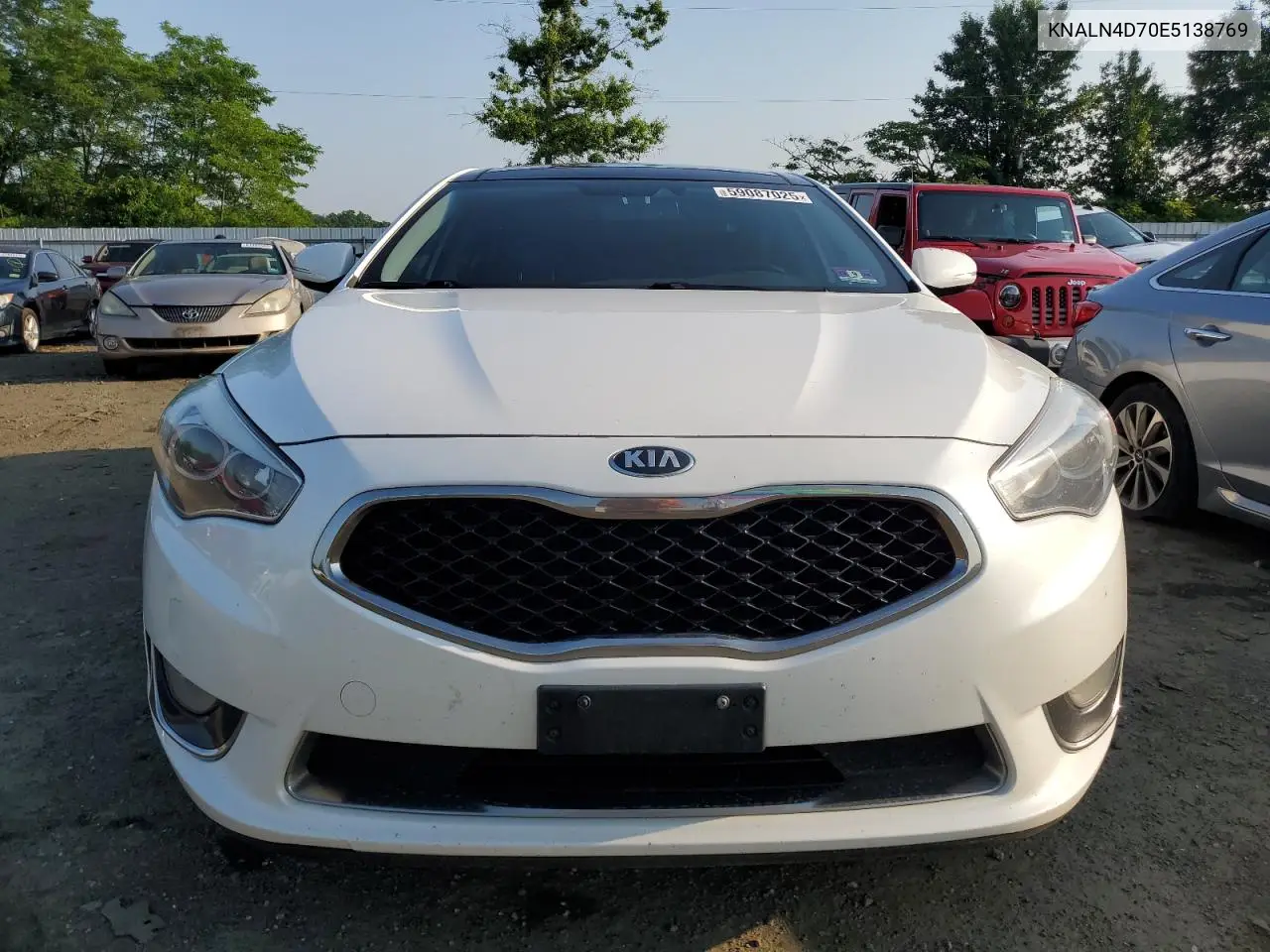 2014 Kia Cadenza Premium VIN: KNALN4D70E5138769 Lot: 59087025