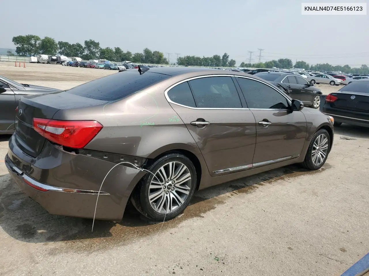 2014 Kia Cadenza Premium VIN: KNALN4D74E5166123 Lot: 59791465