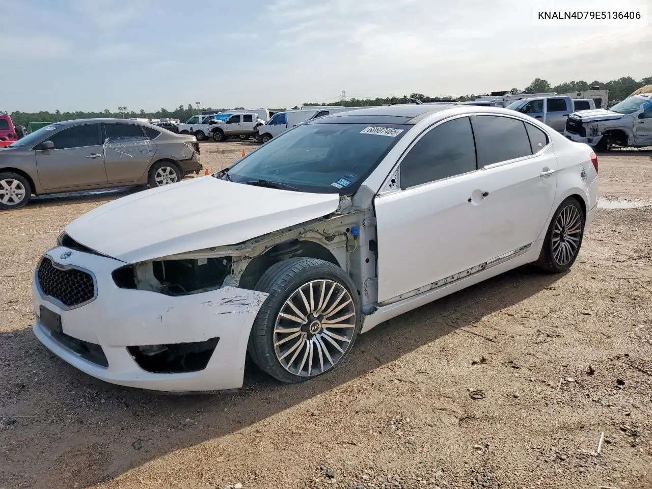 2014 Kia Cadenza Premium VIN: KNALN4D79E5136406 Lot: 60687465