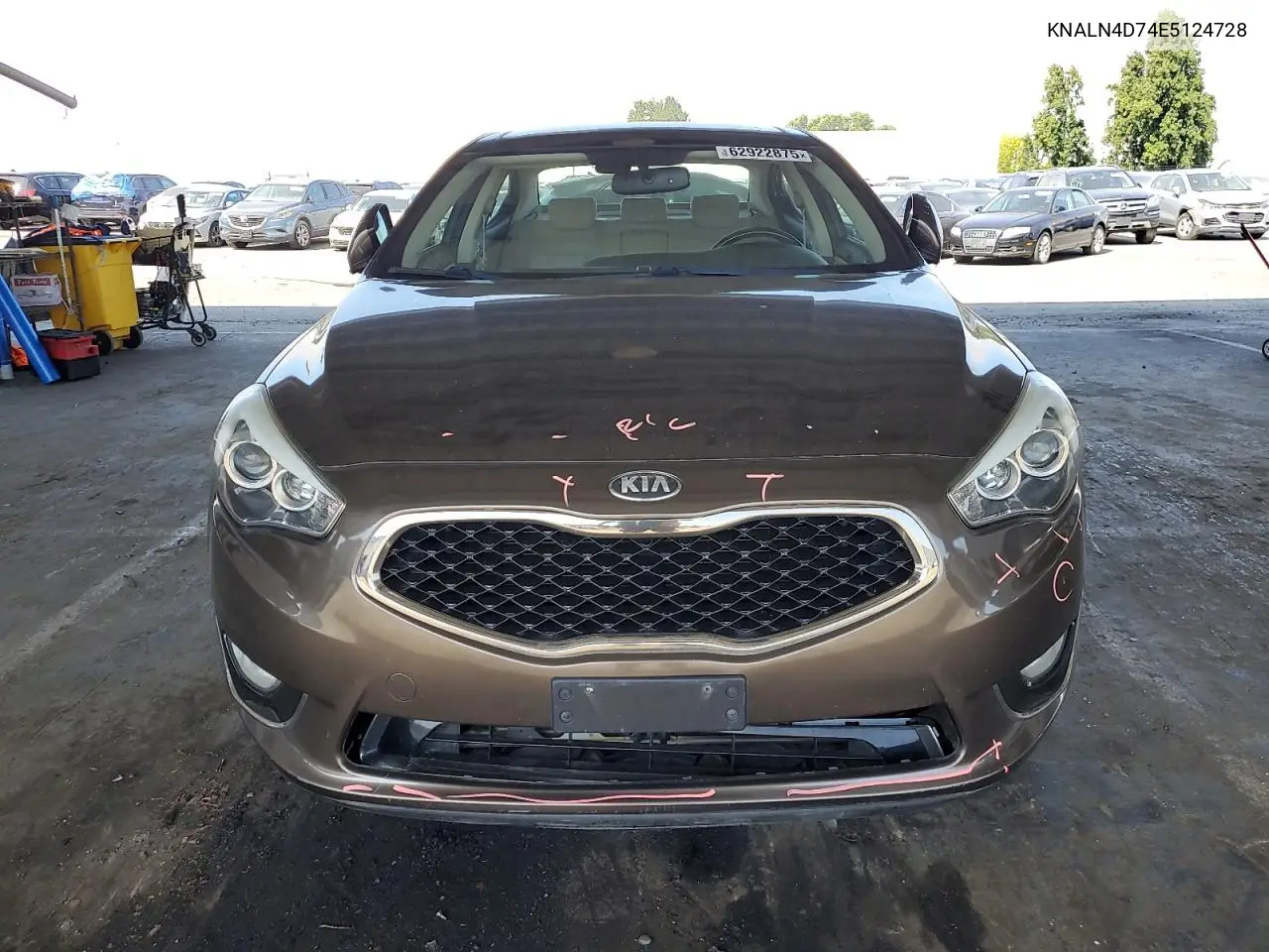 2014 Kia Cadenza Premium VIN: KNALN4D74E5124728 Lot: 62922875