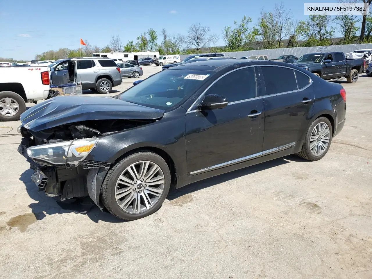 2015 Kia Cadenza Premium VIN: KNALN4D75F5197382 Lot: 53057865