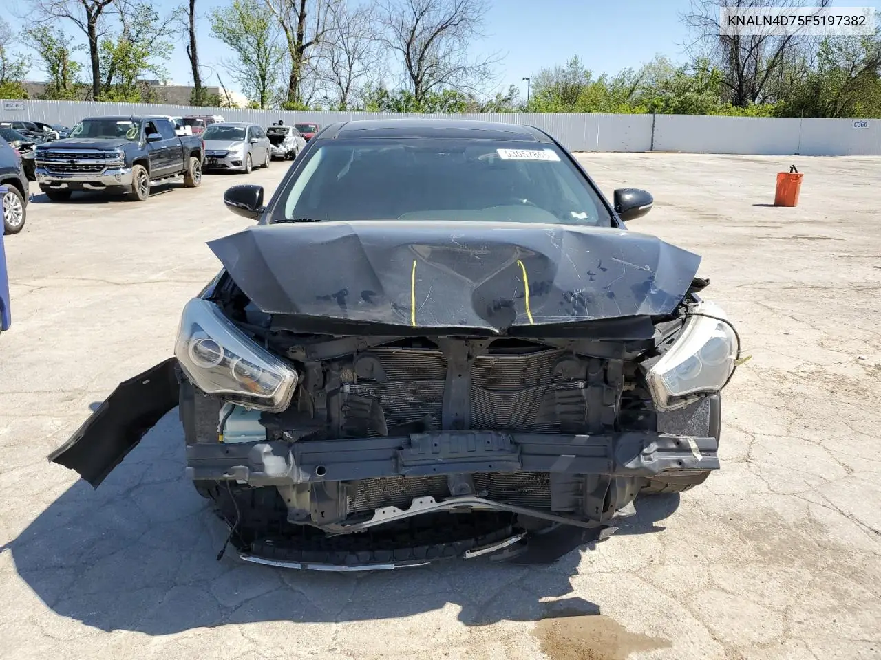 2015 Kia Cadenza Premium VIN: KNALN4D75F5197382 Lot: 53057865