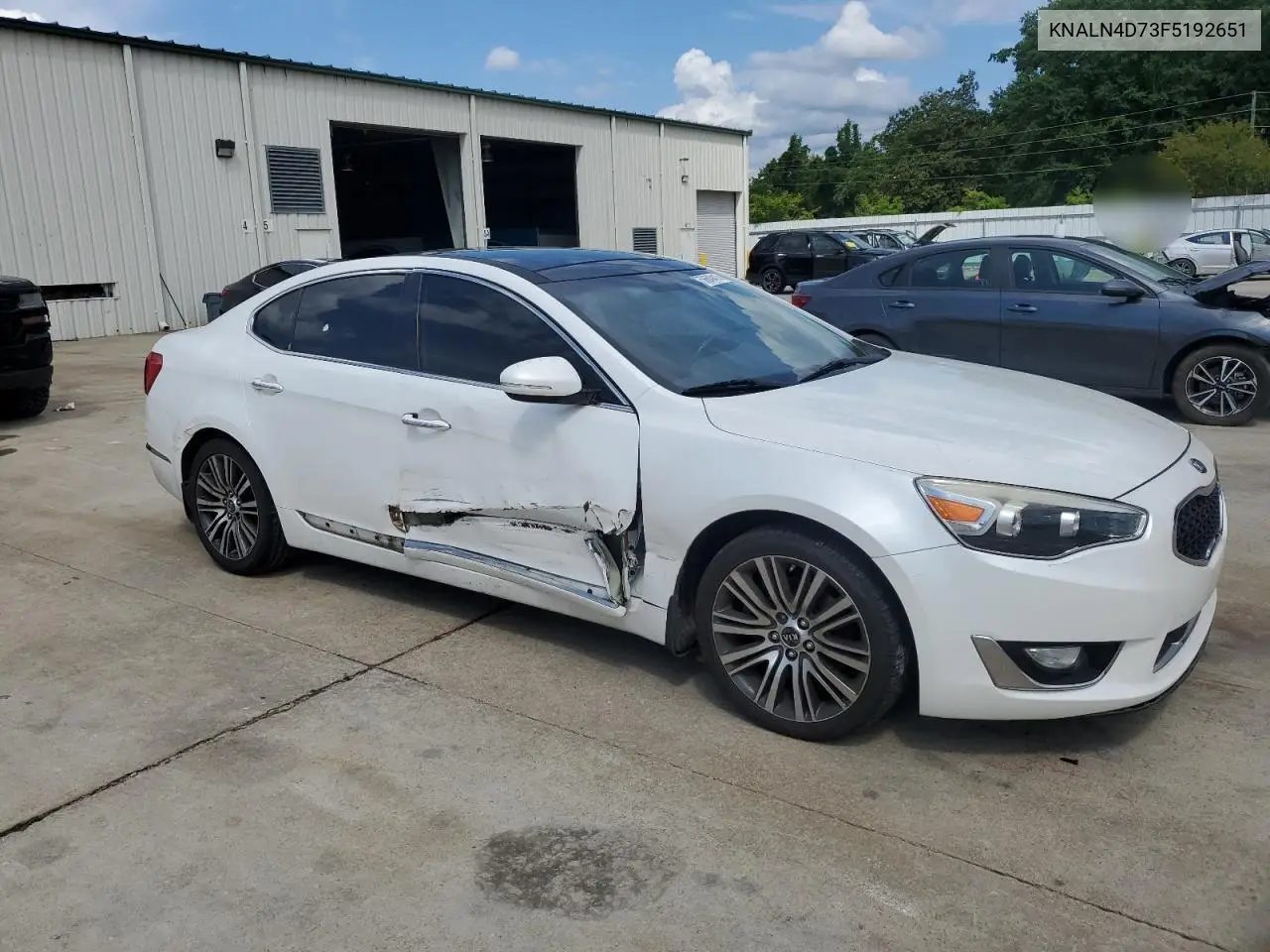 2015 Kia Cadenza Premium VIN: KNALN4D73F5192651 Lot: 56640415