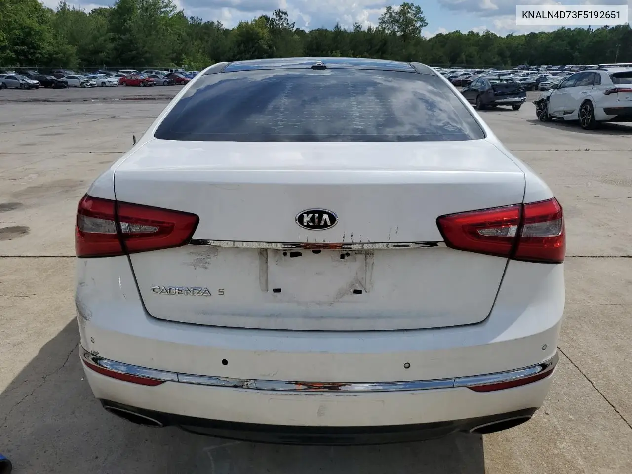 2015 Kia Cadenza Premium VIN: KNALN4D73F5192651 Lot: 56640415