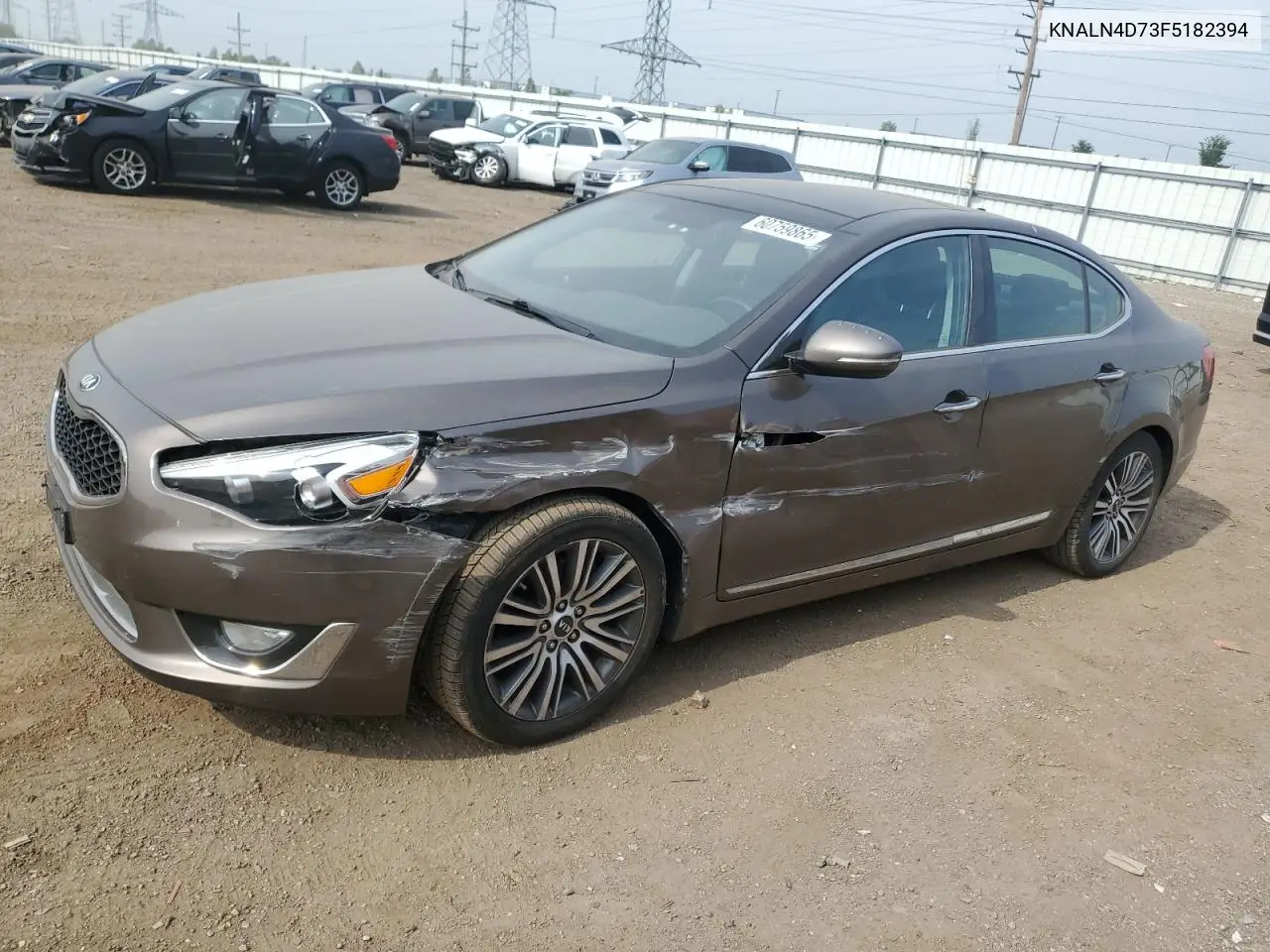 2015 Kia Cadenza Premium VIN: KNALN4D73F5182394 Lot: 60759865