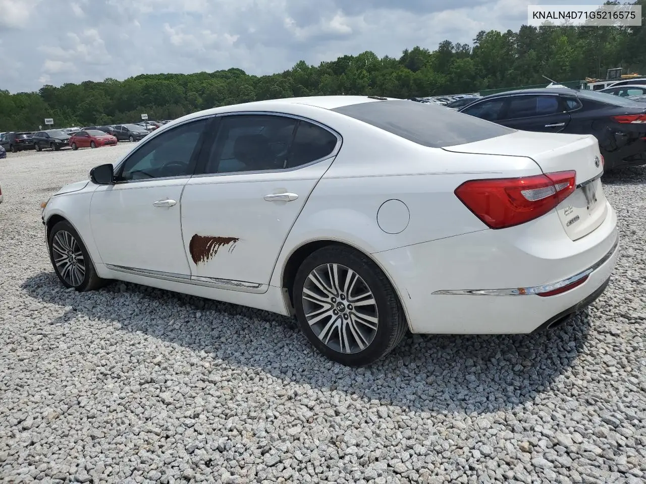 2016 Kia Cadenza Luxury VIN: KNALN4D71G5216575 Lot: 56415005