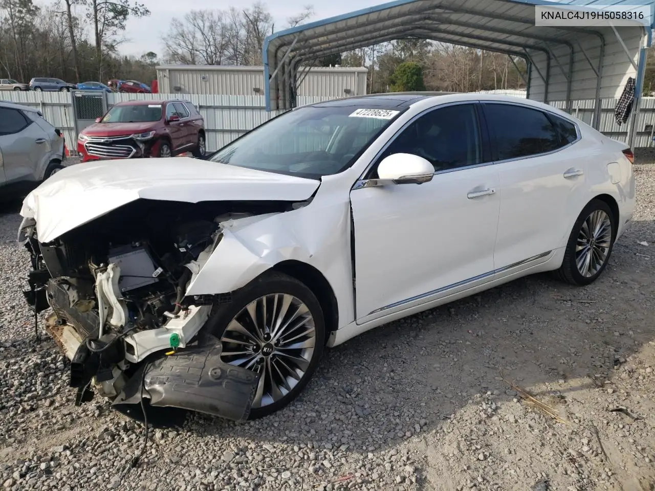 2017 Kia Cadenza Premium VIN: KNALC4J19H5058316 Lot: 47228625