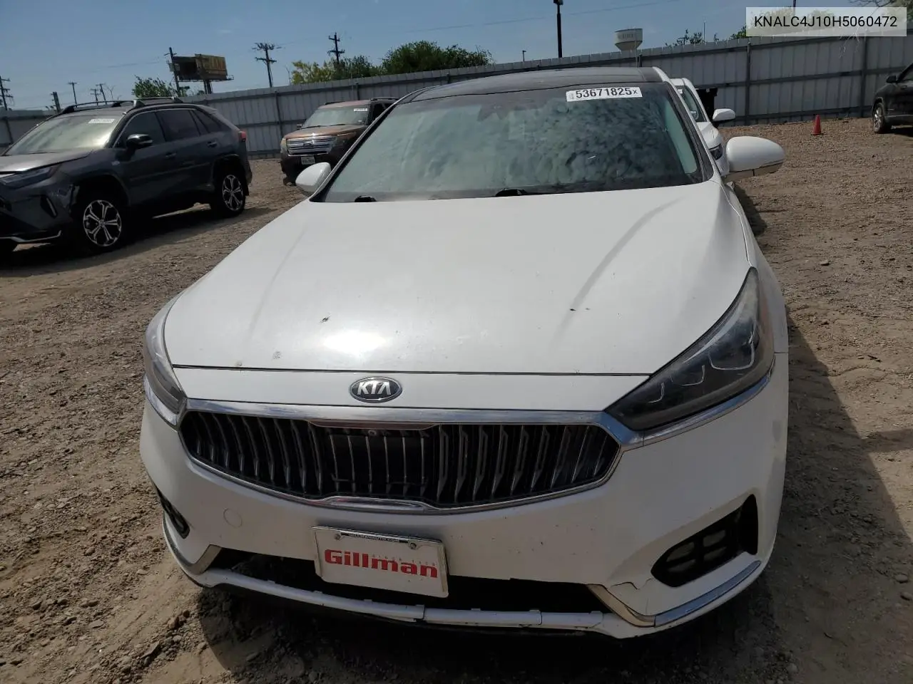 2017 Kia Cadenza Premium VIN: KNALC4J10H5060472 Lot: 53671825