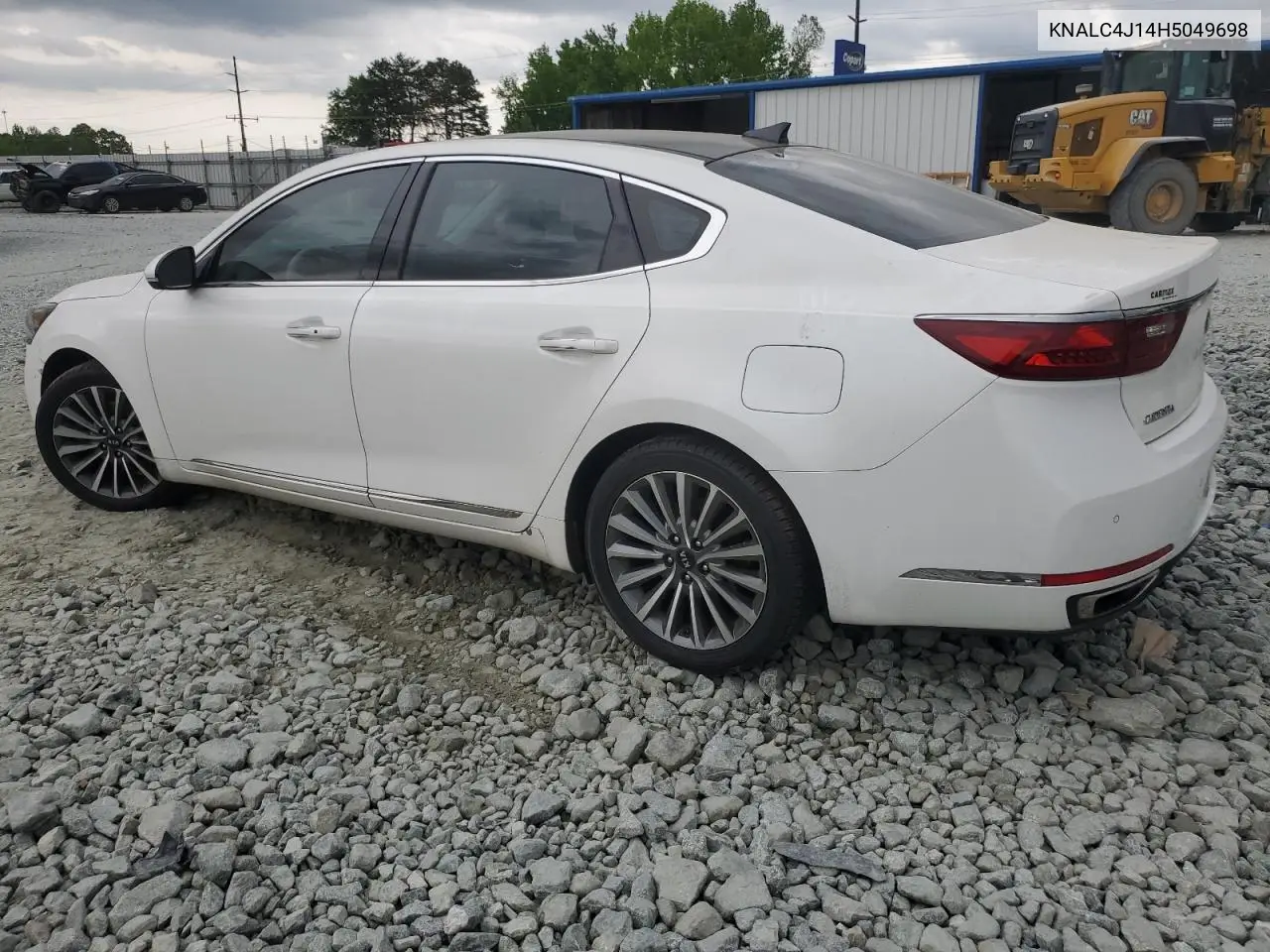 2017 Kia Cadenza Premium VIN: KNALC4J14H5049698 Lot: 54002595