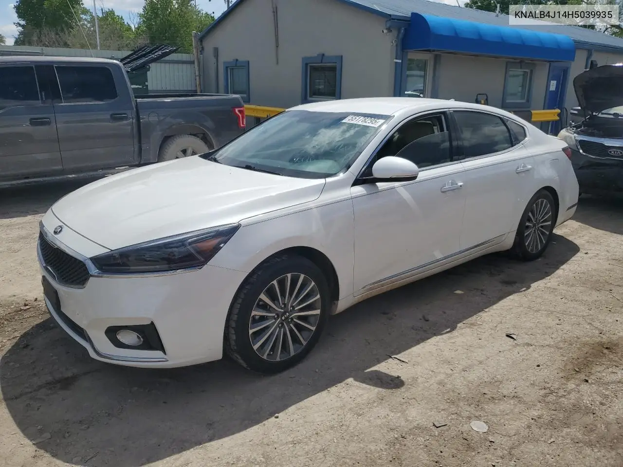 2017 Kia Cadenza Premium VIN: KNALB4J14H5039935 Lot: 55178295