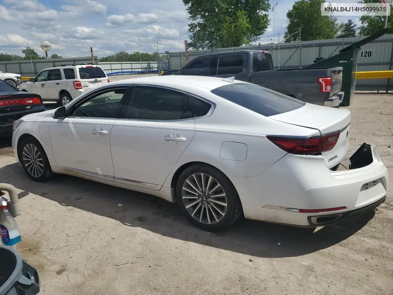 2017 Kia Cadenza Premium VIN: KNALB4J14H5039935 Lot: 55178295